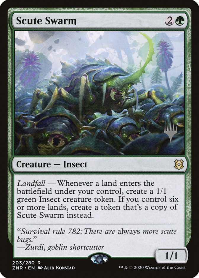 Scute Swarm (Promo Pack) [Zendikar Rising Promos] | Tacoma Games