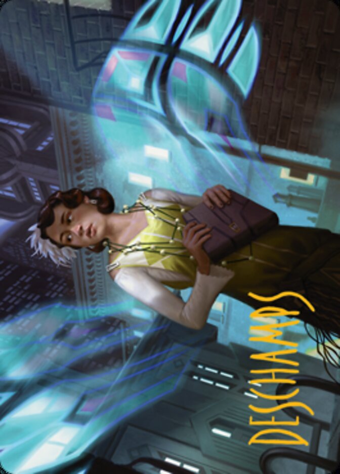 Giada, Font of Hope 1 Art Card (Gold-Stamped Signature) [Streets of New Capenna Art Series] | Tacoma Games