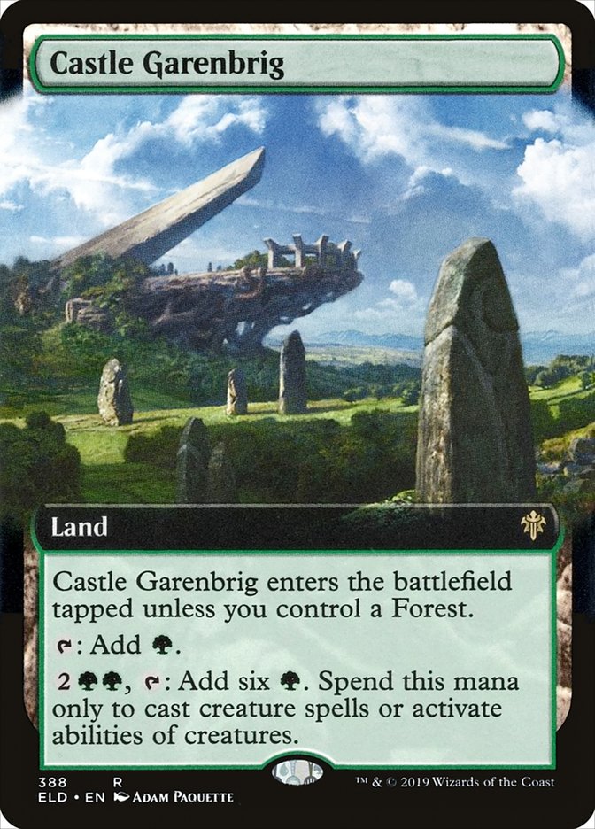 Castle Garenbrig (Extended Art) [Throne of Eldraine] | Tacoma Games