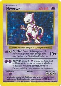 Mewtwo (10) [Base Set (Shadowless)] | Tacoma Games