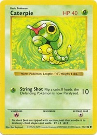 Caterpie (45) [Base Set (Shadowless)] | Tacoma Games