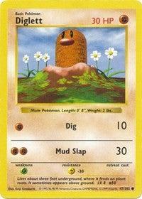 Diglett (47) [Base Set (Shadowless)] | Tacoma Games