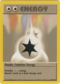 Double Colorless Energy (96) [Base Set (Shadowless)] | Tacoma Games