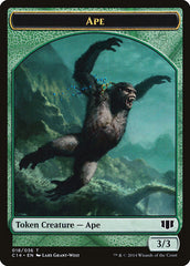 Ape // Zombie (011/036) Double-sided Token [Commander 2014 Tokens] | Tacoma Games