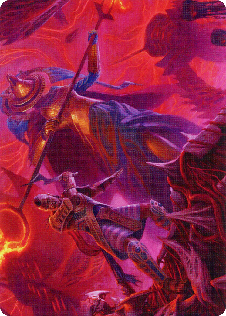Djeru and Hazoret Art Card [March of the Machine Art Series] | Tacoma Games