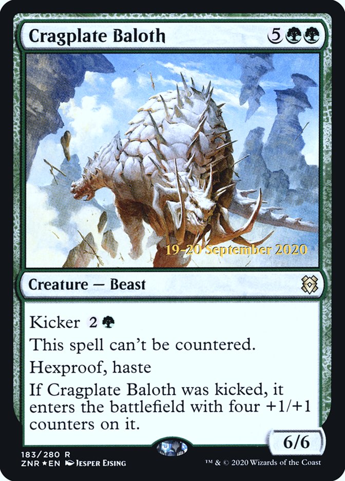 Cragplate Baloth  [Zendikar Rising Prerelease Promos] | Tacoma Games