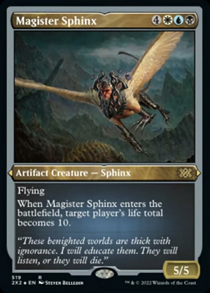 Magister Sphinx (Foil Etched) [Double Masters 2022] | Tacoma Games