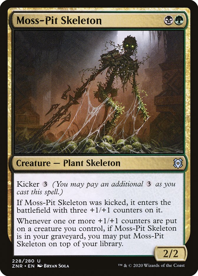Moss-Pit Skeleton [Zendikar Rising] | Tacoma Games