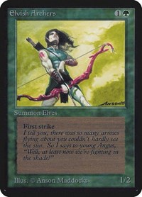 Elvish Archers [Limited Edition Alpha] | Tacoma Games