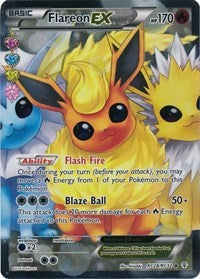 Flareon EX (Full Art) (RC28) [Generations: Radiant Collection] | Tacoma Games