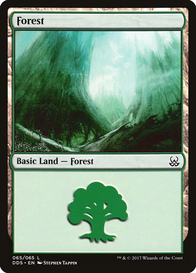 Forest (65) [Duel Decks: Mind vs. Might] | Tacoma Games