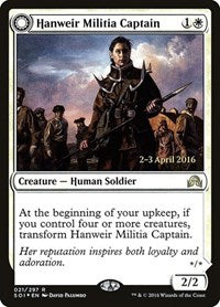 Hanweir Militia Captain [Shadows over Innistrad Promos] | Tacoma Games