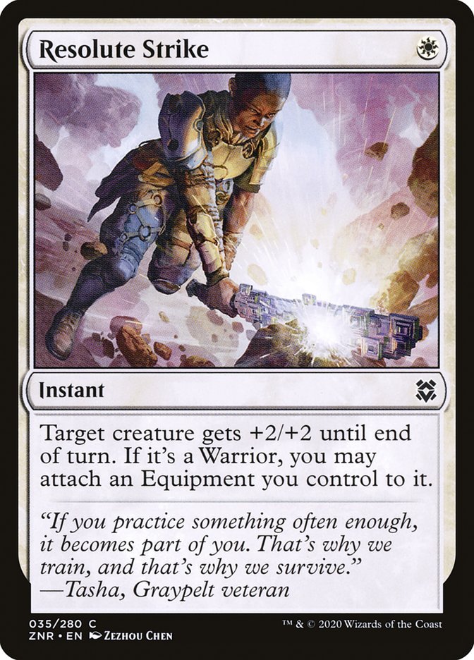 Resolute Strike [Zendikar Rising] | Tacoma Games