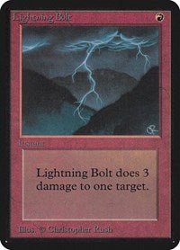 Lightning Bolt [Limited Edition Alpha] | Tacoma Games
