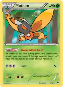 Mothim (4) [XY - Fates Collide] | Tacoma Games