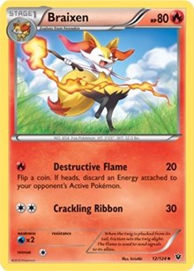 Braixen (12) [XY - Fates Collide] | Tacoma Games