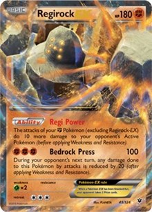 Regirock EX (43) [XY - Fates Collide] | Tacoma Games