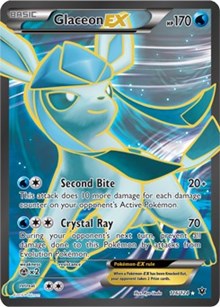 Glaceon EX (Full Art) (116) [XY - Fates Collide] | Tacoma Games