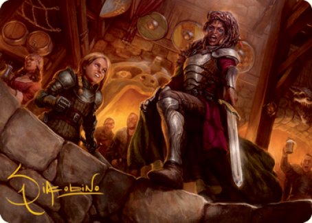 Veteran Dungeoneer Art Card (Gold-Stamped Signature) [Dungeons & Dragons: Adventures in the Forgotten Realms Art Series] | Tacoma Games