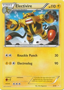 Electivire (4) (4) [XY Trainer Kit: Pikachu Libre & Suicune] | Tacoma Games
