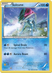 Suicune (14 - Non-Holo) (14) [XY Trainer Kit: Pikachu Libre & Suicune] | Tacoma Games