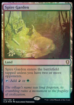 Spire Garden [Commander Legends: Battle for Baldur's Gate Prerelease Promos] | Tacoma Games