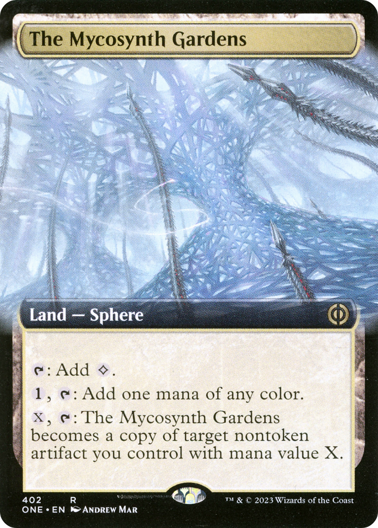 The Mycosynth Gardens (Extended Art) [Phyrexia: All Will Be One] | Tacoma Games