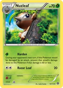 Nuzleaf (10) [XY - Steam Siege] | Tacoma Games