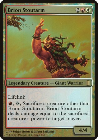 Brion Stoutarm (Commander's Arsenal) [Commander's Arsenal Oversized] | Tacoma Games