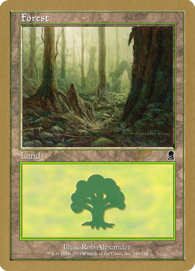 Forest (rl348) (Raphael Levy) [World Championship Decks 2002] | Tacoma Games