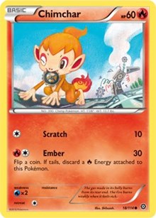 Chimchar (18) [XY - Steam Siege] | Tacoma Games