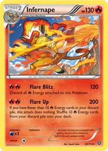 Infernape (20) [XY - Steam Siege] | Tacoma Games