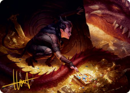 Hoard Robber Art Card (Gold-Stamped Signature) [Dungeons & Dragons: Adventures in the Forgotten Realms Art Series] | Tacoma Games