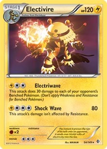 Electivire (BW Boundaries Crossed) (54) [Deck Exclusives] | Tacoma Games
