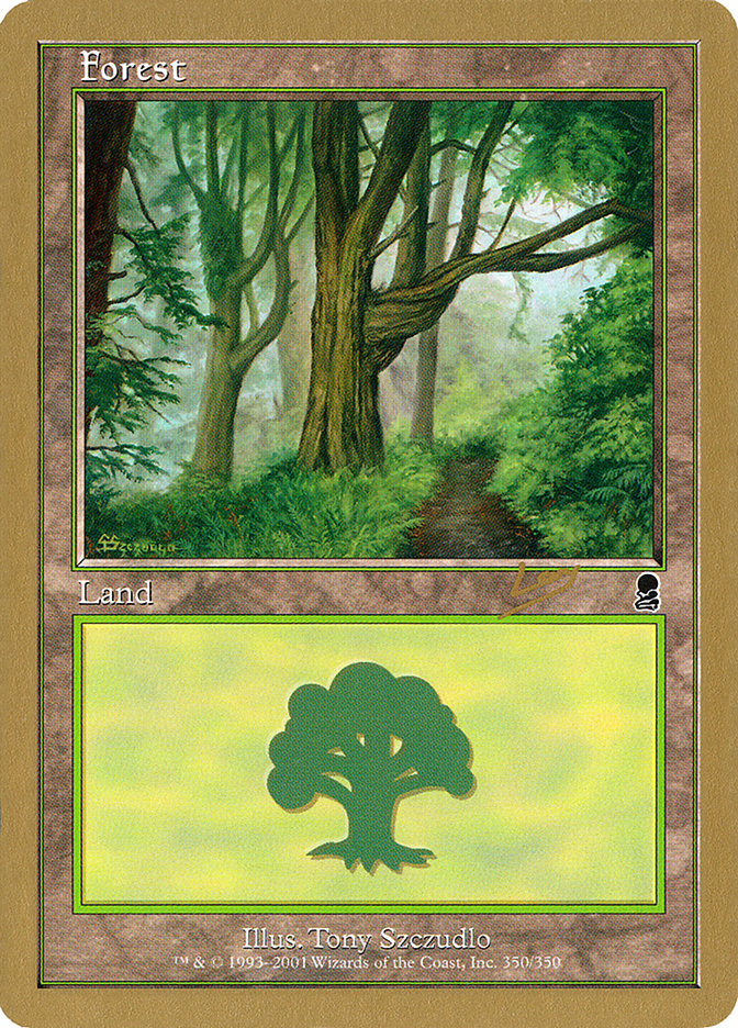 Forest (rl350) (Raphael Levy) [World Championship Decks 2002] | Tacoma Games