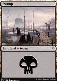 Swamp (345) [Commander 2016] | Tacoma Games