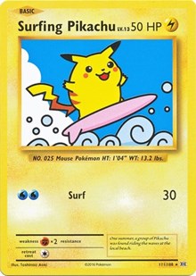 Surfing Pikachu (111) [XY - Evolutions] | Tacoma Games