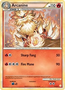 Arcanine (HeartGold & SoulSilver) (1) [Deck Exclusives] | Tacoma Games