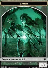 Spirit Double-sided Token [Commander 2016] | Tacoma Games
