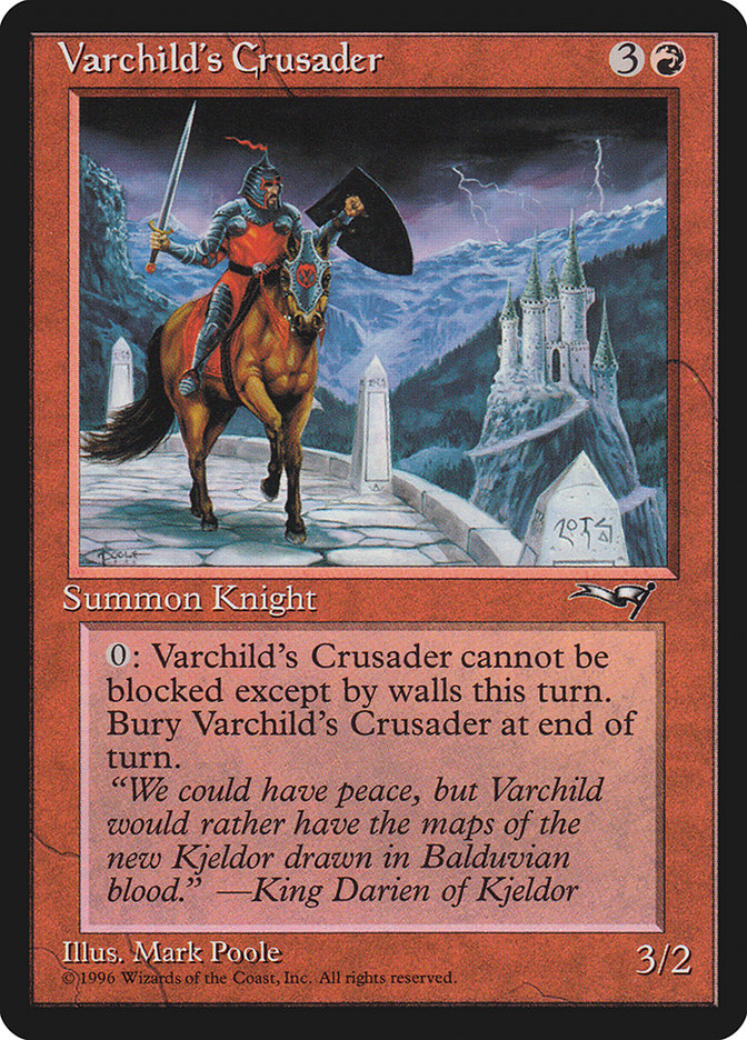 Varchild's Crusader (Brown Horse) [Alliances] | Tacoma Games