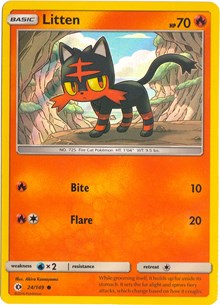 Litten (Water-Web Holo Exclusive) (24) [Miscellaneous Cards & Products] | Tacoma Games