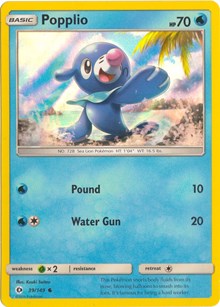 Popplio (Water-Web Holo Exclusive) (39) [Miscellaneous Cards & Products] | Tacoma Games