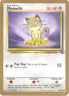 Meowth (Gold Bordered Promo) (56) [Miscellaneous Cards & Products] | Tacoma Games