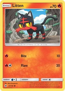 Litten (24) [SM Base Set] | Tacoma Games