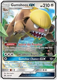 Gumshoos GX (110) [SM Base Set] | Tacoma Games