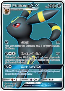 Umbreon GX (Full Art) (142) [SM Base Set] | Tacoma Games