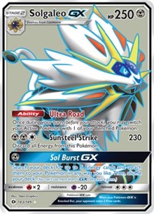 Solgaleo GX (Full Art) (143) [SM Base Set] | Tacoma Games