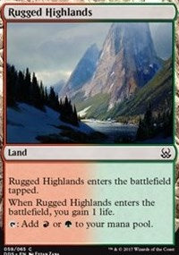 Rugged Highlands [Duel Decks: Mind vs. Might] | Tacoma Games