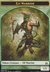 Elf Warrior Token [Duel Decks: Mind vs. Might Tokens] | Tacoma Games