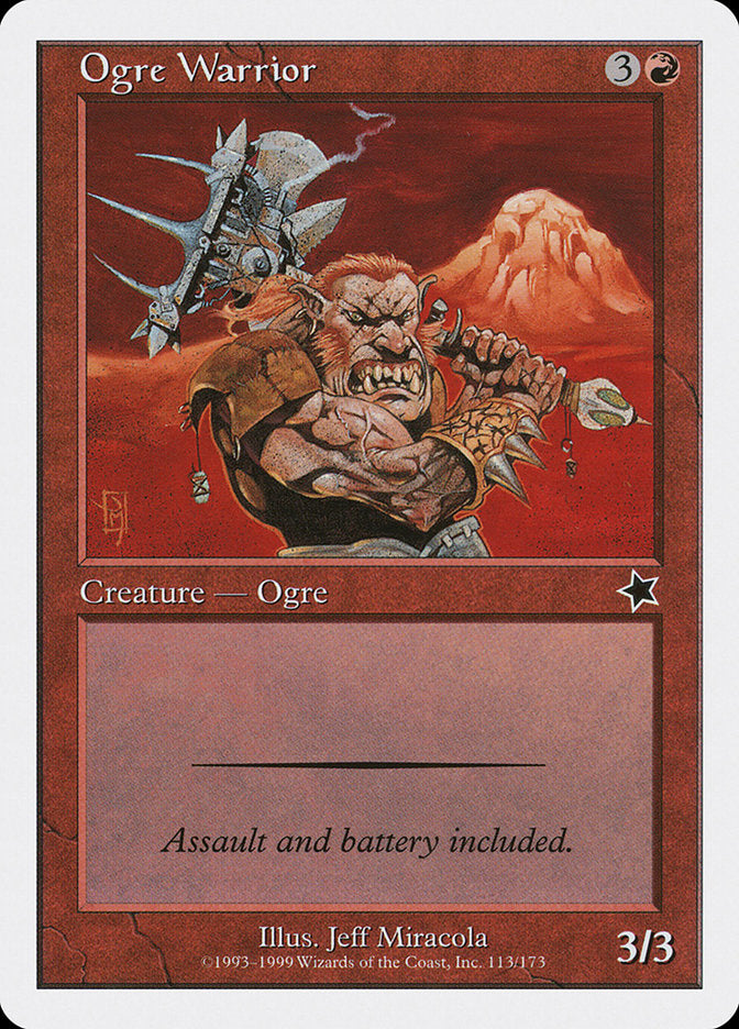 Ogre Warrior [Starter 1999] | Tacoma Games